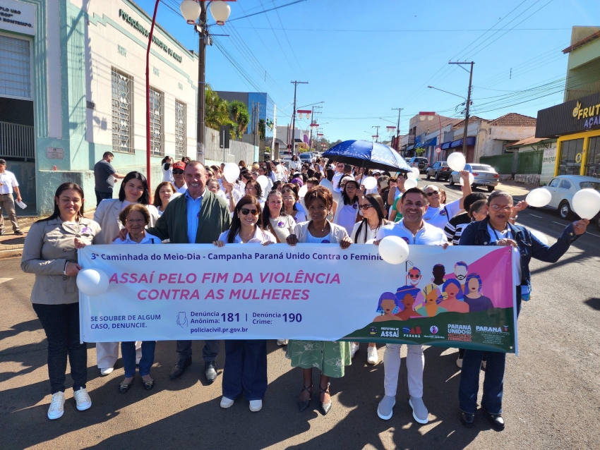 ASSAÍ PELA VIDA DAS MULHERES NA 3ª CAMINHADA CONTRA O FEMINICÍDIO