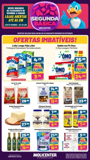 Molicenter Assaí Ofertas Segunda Básica. Bom e Barato do jeito que você Gosta.