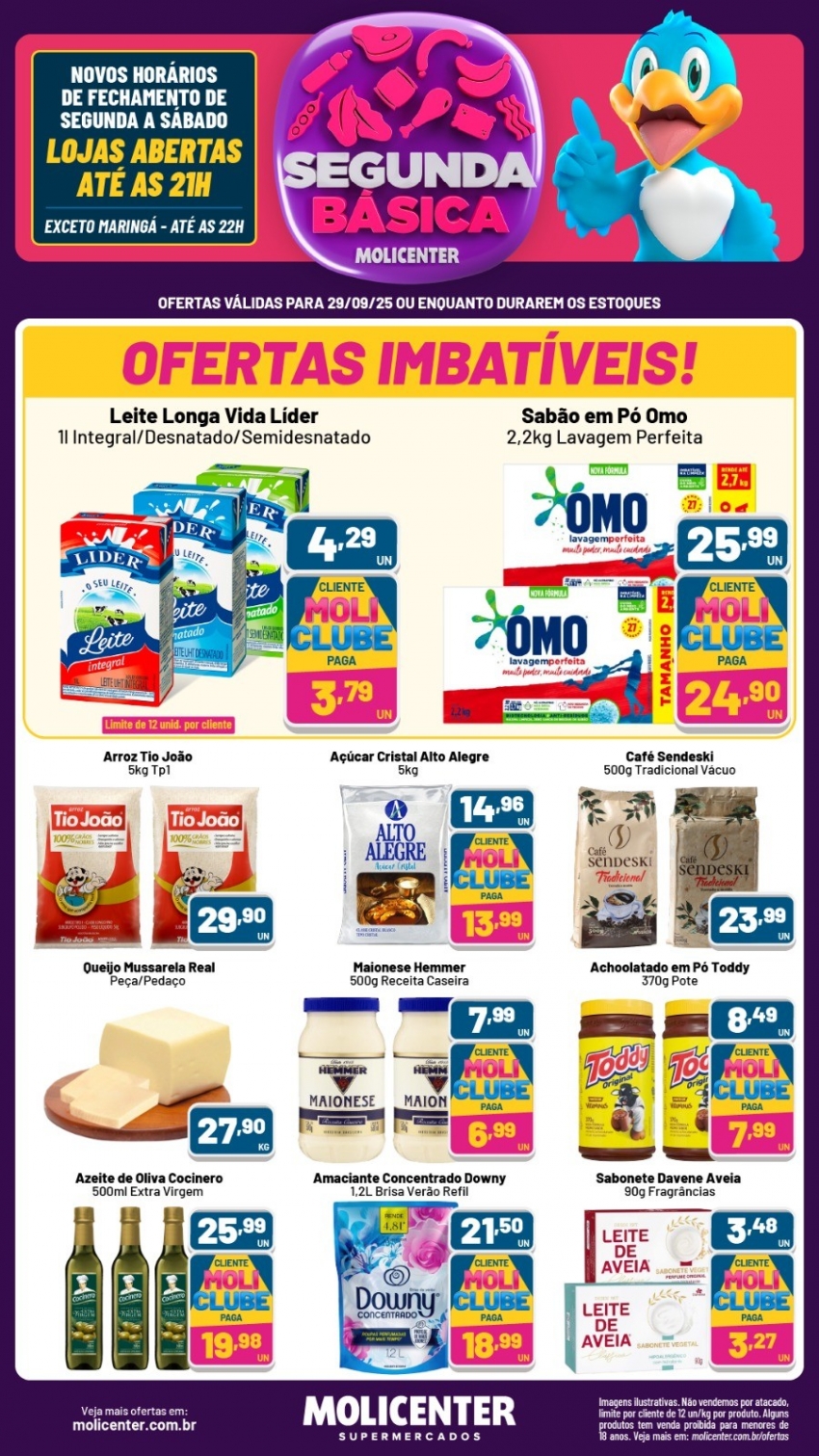 Molicenter Assaí Ofertas Segunda Básica. Bom e Barato do jeito que você Gosta.